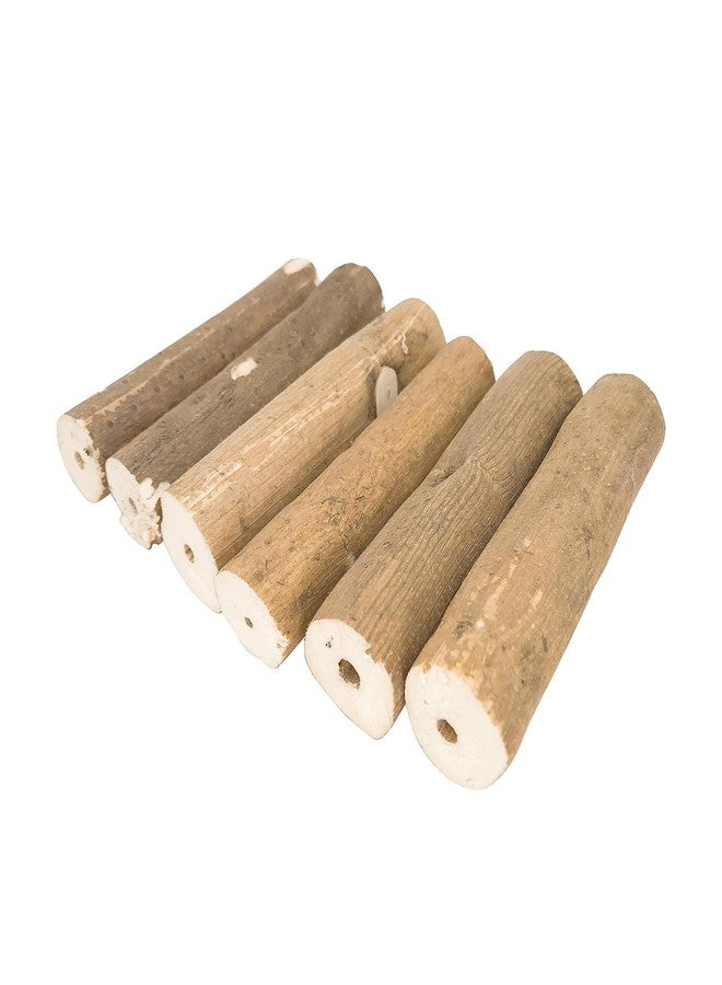 JOYNAGAR 10-Piece Sola Wood Log Chewing Toy for Parrot, Cockateil, Parakeet, Budgie, Conures, Amazon, African Grey, Macaws, Cockatoo, Eclectus and Other| 12 cm Long - Image 3